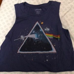 American Eagle Pink Floyd crop top